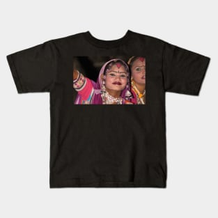 Dancers in Rajasthan, India Kids T-Shirt